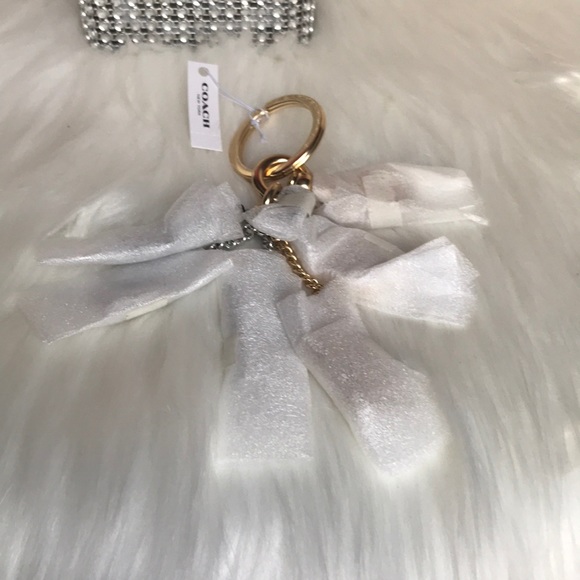 Coach Chain Linked Letters Multi Mix Key Ring Bag 91474 - Picture 4 of 9